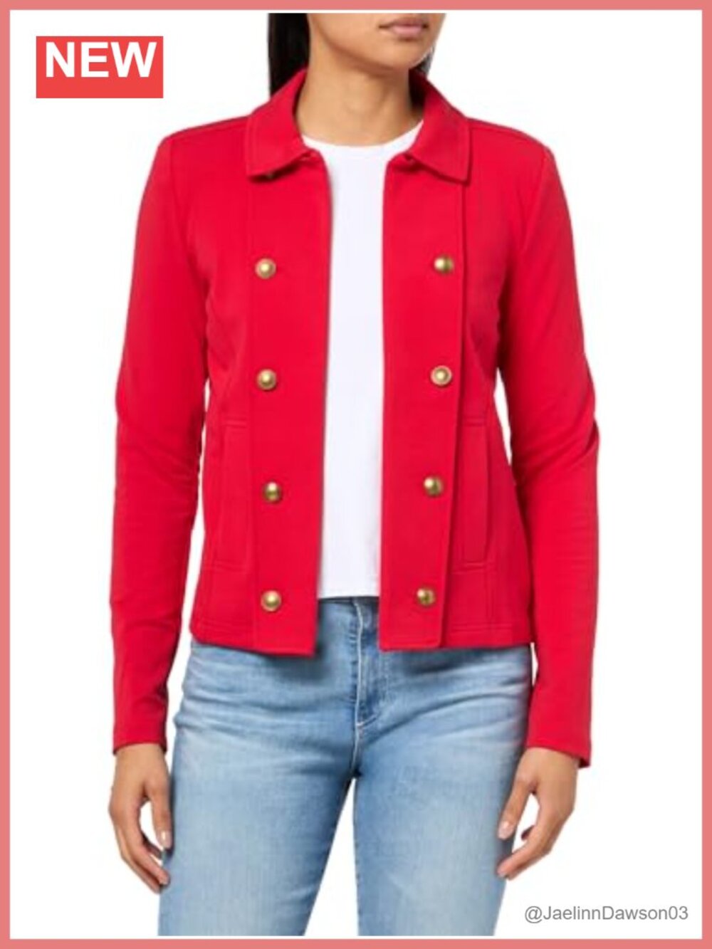 Open Front Knit Captains Jacket Relaxed Fit Long Sleeve